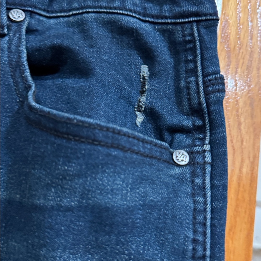 Men's YoungLA dark blue Distressed Jeans size 32/30 - Picture 5 of 9